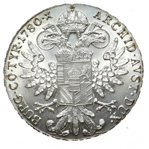 Autriche, Marie-Thérèse, thaler 1780, nouvelle frappe