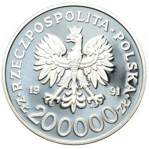 200000 zł 1991r. Igrzyska Olimpijskie w Albertville