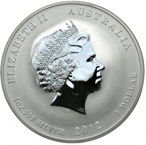 Australia, Year of the Dragon, 2012, 1oz.