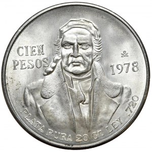 Mexico, 100 Pesos, 1978.
