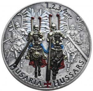 Hussaria1, 1 Polish Penny, 2022 color.