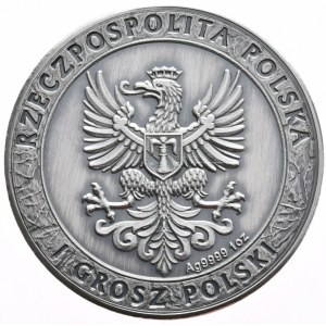 Husaria1, 1 Grosz Polski, 2022r. kolor