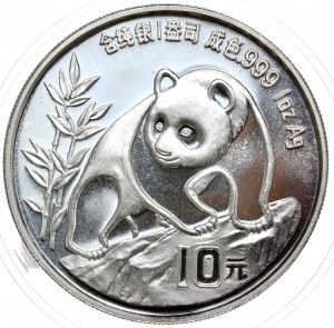 China, Panda, 1990, 1oz., Big date