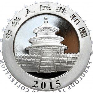 Chiny, Panda, 2015r., 1oz., fabulous