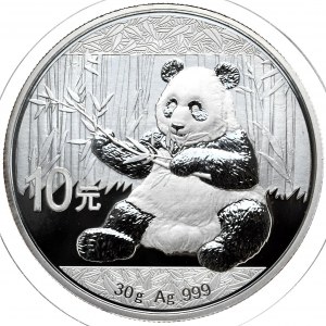 China, Panda, 2017, 30g.
