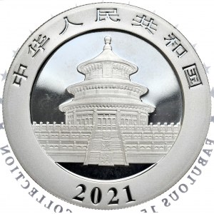 China, Panda, 2021, 30g, Ag 999