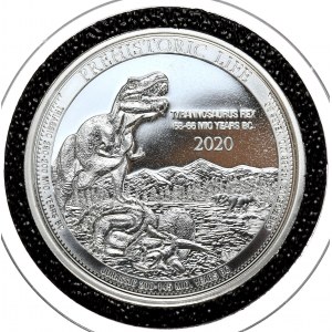 Kongo, 20 Franków, 2020r., T-Rex