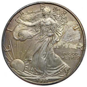 USA, 1 Dolar, 1997r., 1 oz, srebro 999