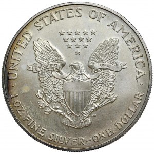 USA, 1 Dolar, 1997r., 1 oz, srebro 999