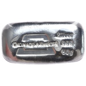 50g cast bar, Chojnacki and April.