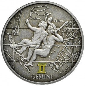 Numismat, Signs of the Zodiac - Twins, Mint of Poland