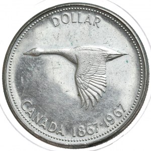 Canada, $1, 1967.