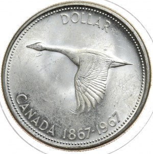 Canada, $1, 1967.