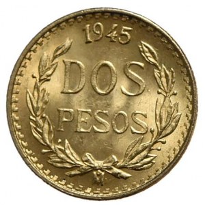 Mexico, 2 Pesos, 1945.