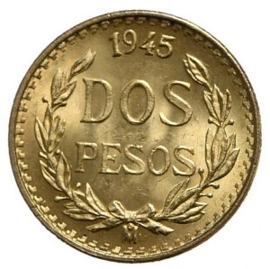 Mexico, 2 Pesos, 1945.