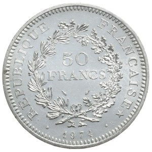 Francja, 50 franków, 1974r., Herkules
