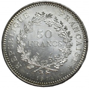 France, 50 francs, 1974, Hercules