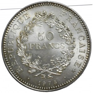 Francja, 50 franków, 1975r., Herkules