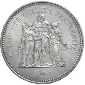 Francja, 50 franków, 1977r., Herkules