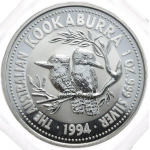 Austrálie, Kookaburra, 1994, 1 oz., hranol