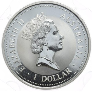 Austrálie, Kookaburra, 1994, 1 oz., hranol