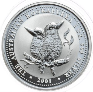 Australia, Kookaburra, 2001, 1oz.