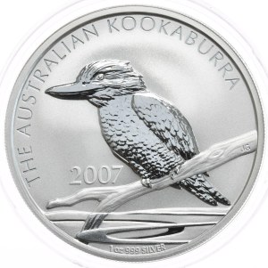 Australia, Kookaburra, 2007, 1oz.