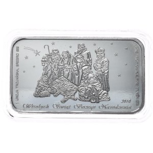Sztabka 1oz. Srebrna Mennica, Boże Narodzenie