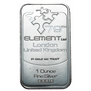 Sztabka 79 Element, 1oz., srebro 9999
