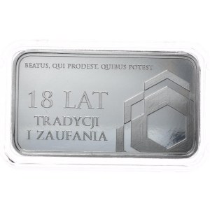 Bar 1oz. Silver Mint, SKOK Wielkopolska, 18 years old
