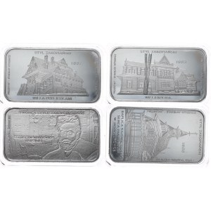 Sztabki 1oz. 4szt. Srebrna Mennica, Styl zakopiański