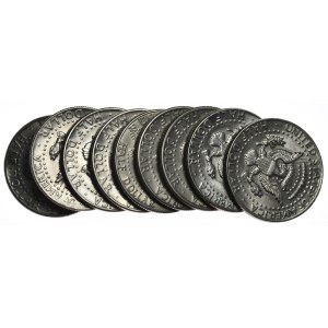 USA, 1/2 Dolara, 1971-6r., 15 szt.
