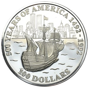 Cook Islands, $100, 1993, 5oz., Rare
