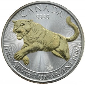 Kanada, 5 Dolarów, 2016r., Puma, 1oz.