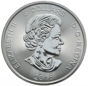 Canada, $5, 2016, Puma, 1oz.