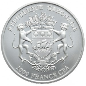 Gabon, 1000 Franków, 2017r.