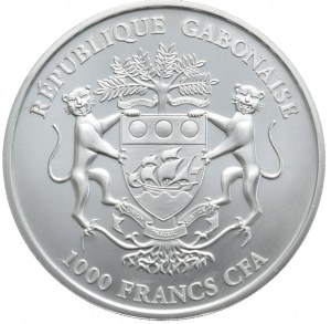 Gabon, 1000 Francs, 2017.
