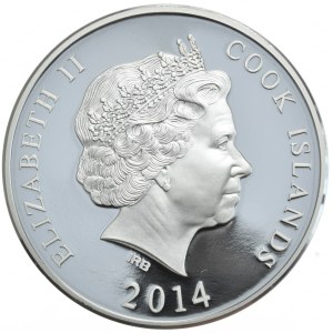 Wyspy Cooka, 10 Dolarów, 2014r., Laos-Luang, Transformer