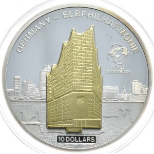 Wyspy Cooka, 10 Dolarów, 2015r., Niemcy-Filharmonia, Transformer