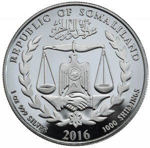 Somaliland, 1000 Shillings, 2014, Year of the Monkey