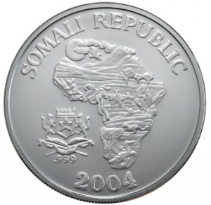 Somalia, $10, 2004, Monkeys, Rarity