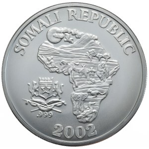 Somalia, $10, 2002, Monkey, Rarity