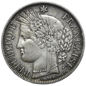 Francja, 5 Franków, 1851r. Ceres