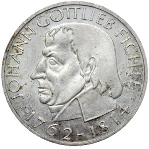 RFN, 5 marek 1964, Fichte. Ostatnia z wczesnych srebrnych pięciomarkówek