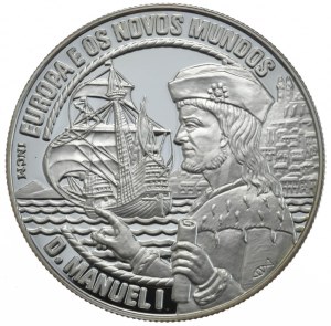 Portugal, 25 Ecu, 1994. Manuel I