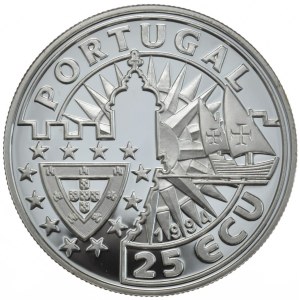 Portugalia, 25 Ecu, 1994r. Manuel I