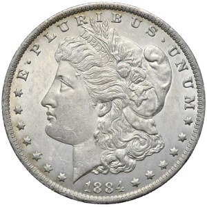 USA, 1 Dolar, 1884r., Morgan, Nowy Orlean