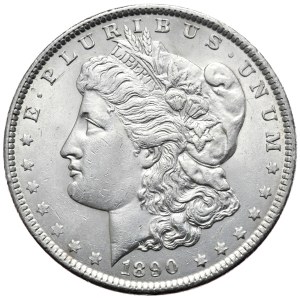 USA, $1, 1890, Morgan, Philadelphia