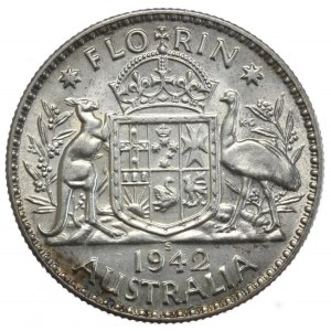 Australia, 1 Florin, 1942r., S