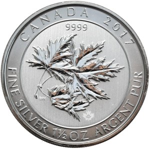 Kanada, 8 Dolarów, 2017r., Liść